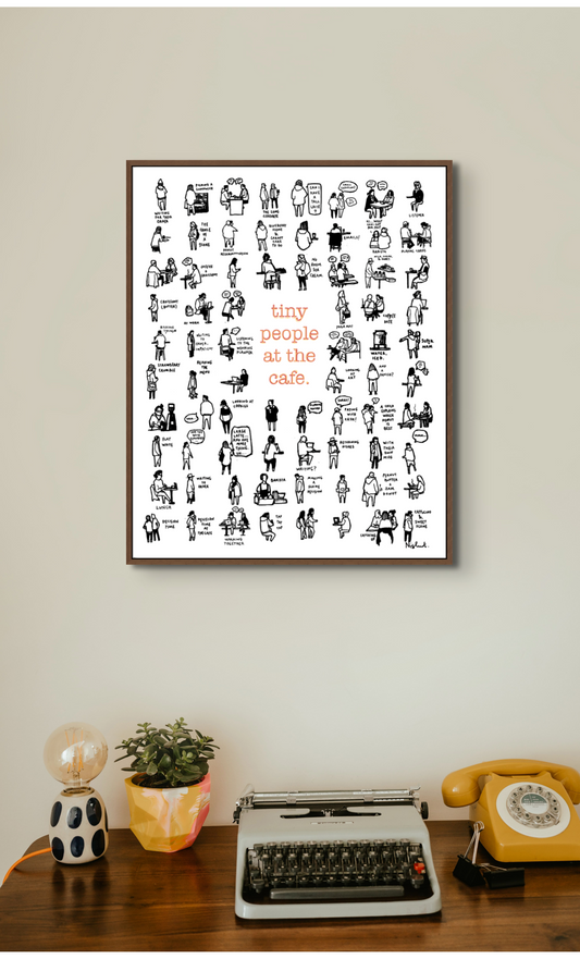 Tiny People at the Cafe